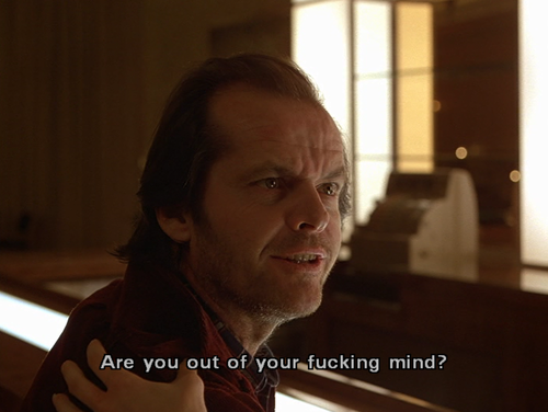 Kubrick, Nicholson