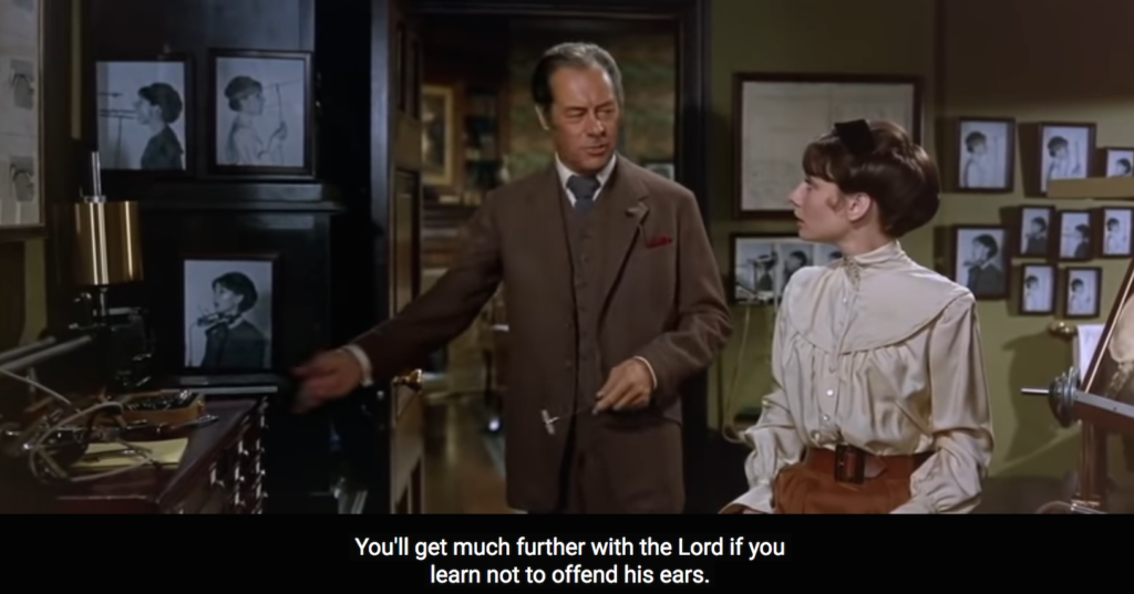 Cukor, Rex Harrison, Audrey Hepburn