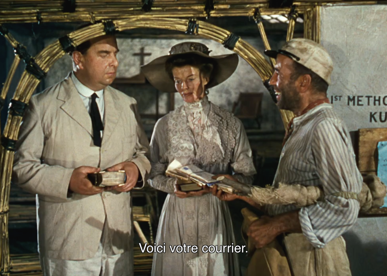 Huston, Bogart, Hepburn, Morley